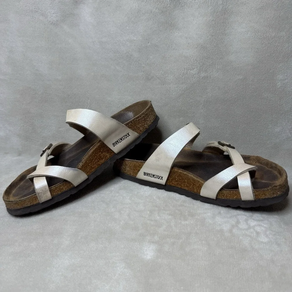 Birkenstock Mayari Pearl‎ Women's Strap Strappy Sandal Size 37 W6